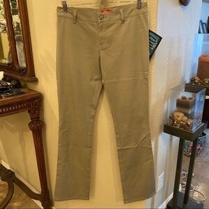 NWT~DICKIES Khaki Simple Pant Mid Rise Pants Sz 9